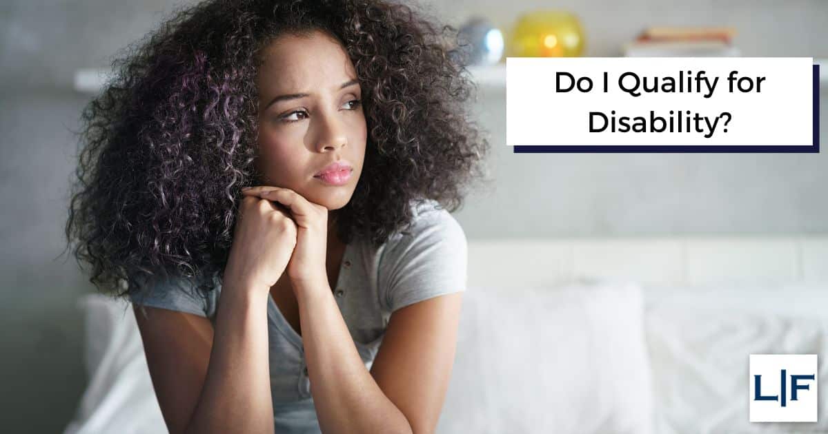 woman asking do i qualify for disability