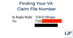 VA Claim File Number