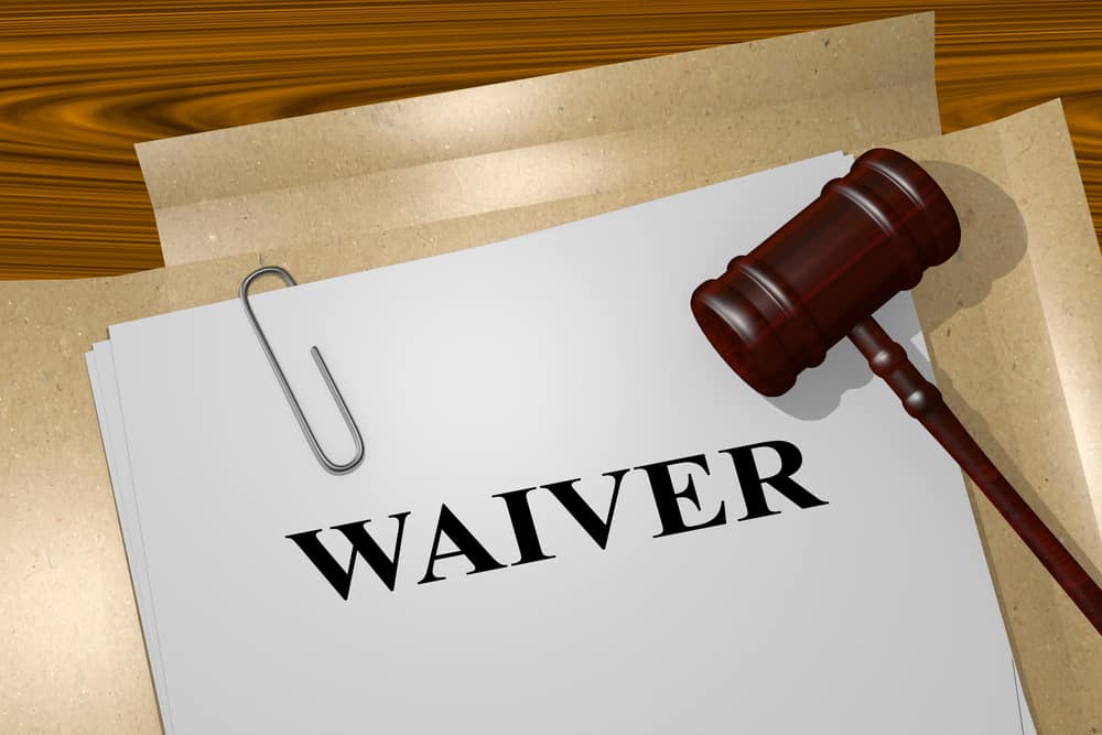 Attorney fee waiver