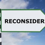 request for reconsideration
