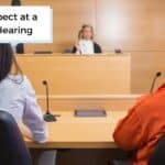 judge in a disability hearing room